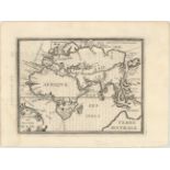 Philippe Briet 1649 La Division de Nostre Ocean This map of the eastern hemisphere identifies each