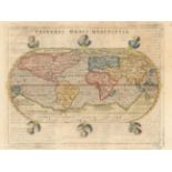 Lasor a Varea 1713 Universi Orbis Descriptio Girolama Porro originally engraved this map for