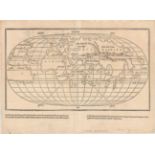 Bordone 1528 [Untitled - World] This is one of the earliest world maps drawn on an oval