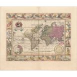 Moses Pitt 1680 Nova Totius Terrarum Orbis Geographica ac Hydrographica Tabula This beautiful map is