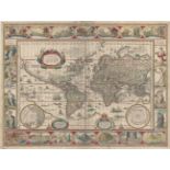 Willem Blaeu 1635 Nova Totius Terrarum Orbis Geographica ac Hydrographica Tabula A magnificent map