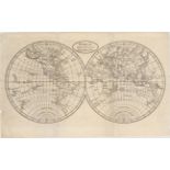 See description. 1796-1800 [Lot of 2] World from the Best Authorities [and] Chart of the World on