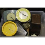 CLOCKS - a Habitat yellow clock,