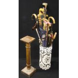 STICK STAND - a ceramic stick stand to include umbrellas, walking sticks and crops,