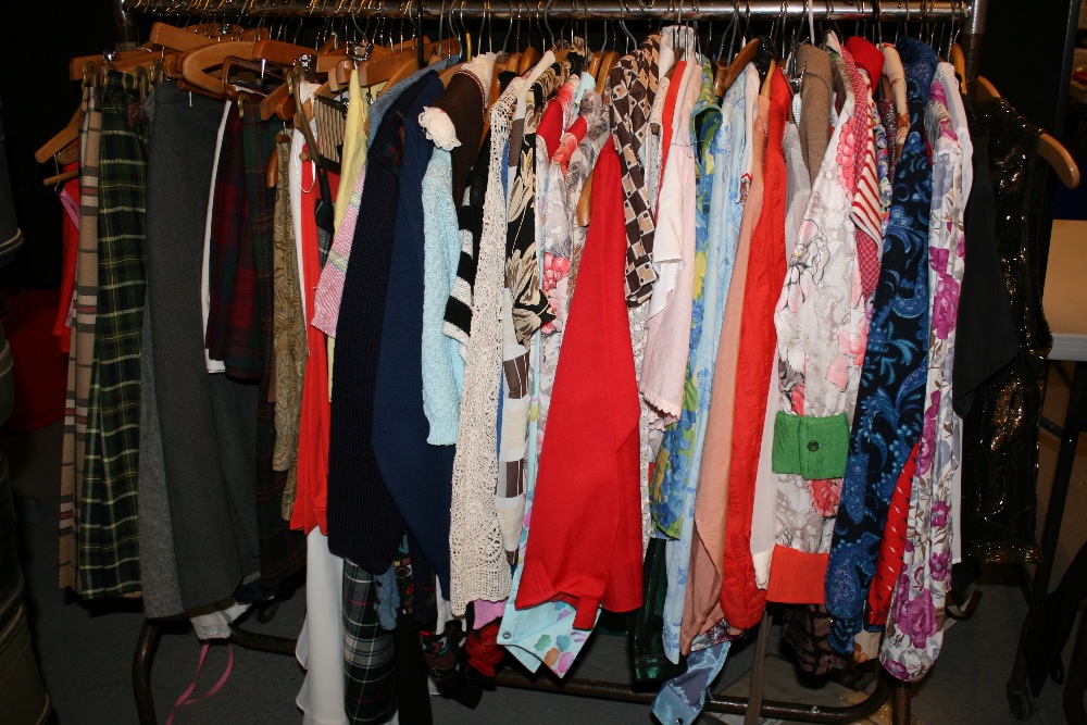VINTAGE BLOUSES AND SKIRTS - a selection of approximately 40 blouses and tops (Frank Usher