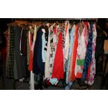 VINTAGE BLOUSES AND SKIRTS - a selection of approximately 40 blouses and tops (Frank Usher