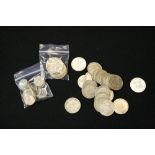 BRITISH SILVER COINAGE - many in collectable grades to include 32 Florins from 1920 to 46,