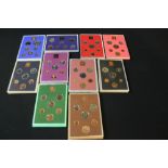 GUERNSEY & UK COINS - a collection of 20 coin sets to include 1986 & '89 proof sets for Balliwick