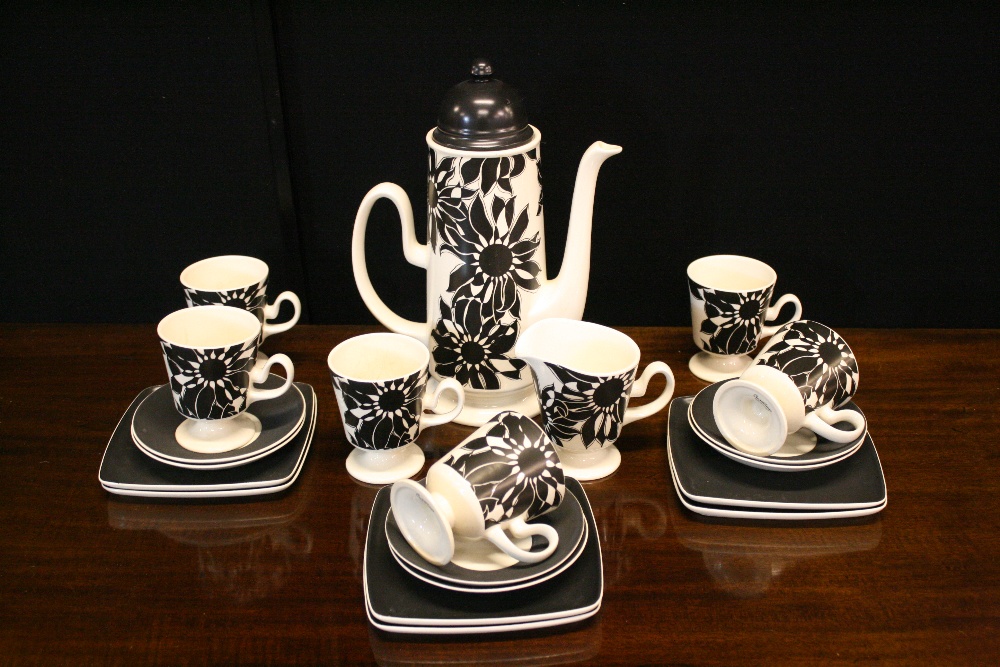 SUSIE COOPER TEA SET - a Susie Cooper Tea set comprising of 8 cups, saucers, - Image 2 of 2