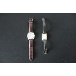 2 GENTS WATCHES - to include an Emporio Armani AR0231 stainless steel quartz with black leather