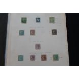 INDIA STAMPS - page of early and rare QV Victoria examples to include 3 x 1854 including unfranked