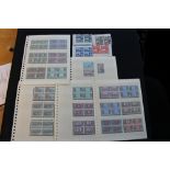 GUERNSEY STAMPS & CASTLE SET - five pages of mint Baliwick of Guernsey QEII stamps to include