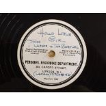 BEATLES HELLO LITTLE GIRL/'TIL THERE WAS YOU ACETATE - (***Please notify the auctioneer by