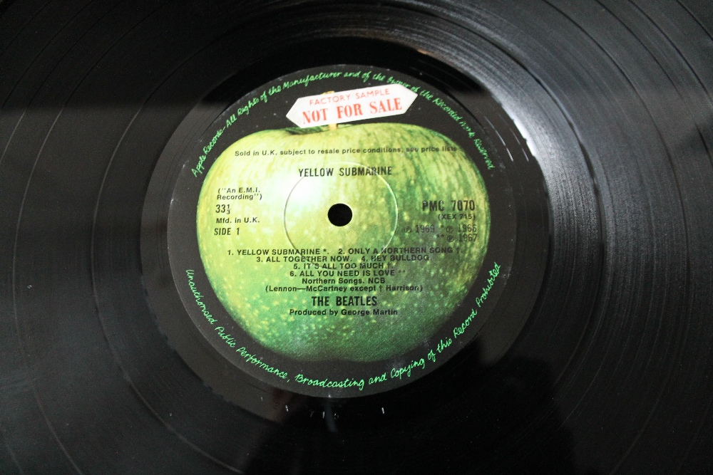 YELLOW SUBMARINE MONO FACTORY SAMPLE - Rare original 1969 mono LP with Factory Sample Not For Sale - Image 3 of 4