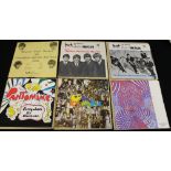 BEATLES FAN CLUB FLEXIS - set of 6 Fan Club flexi discs from their first in 1963 through to their