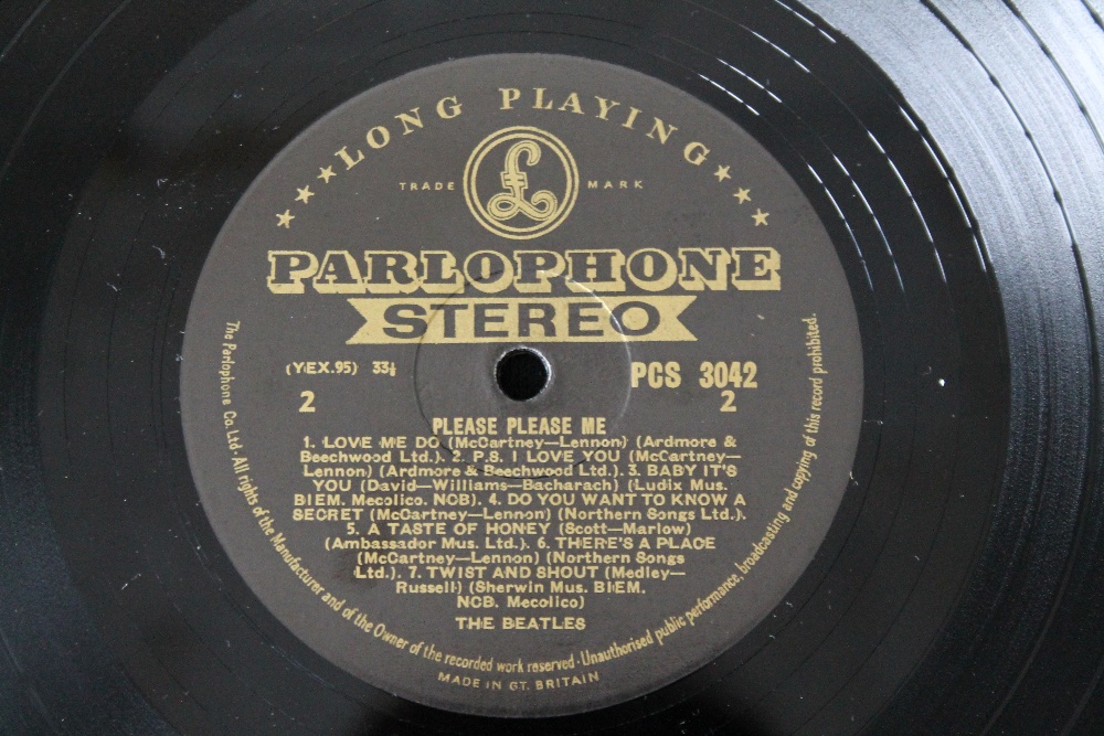 PLEASE PLEASE ME 2ND STEREO - A fantastic 2nd UK 'Northern Songs' Black and Gold stereo pressing of - Image 4 of 4