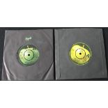 JOHN LENNON DEMO SINGLES - 2 x scarce demonstration records.