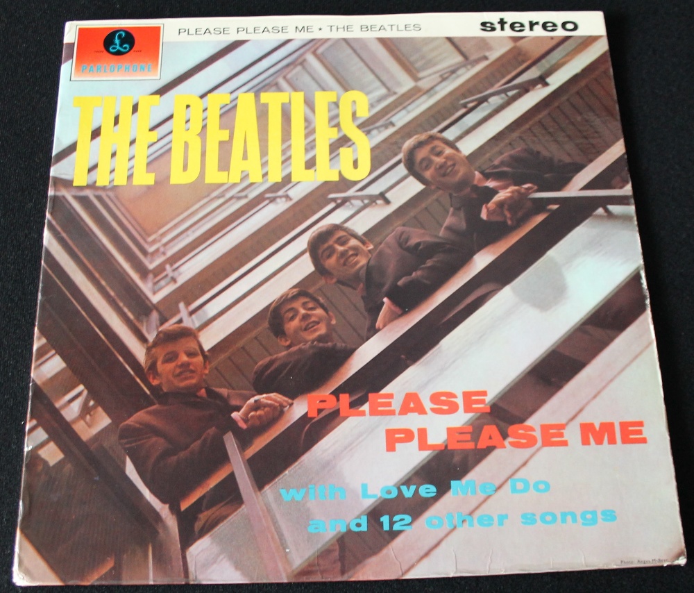 PLEASE PLEASE ME 2ND STEREO - A fantastic 2nd UK 'Northern Songs' Black and Gold stereo pressing of