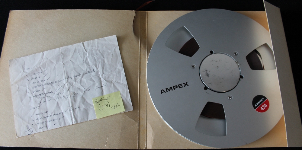 BADFINGER - original studio Ampex reel to reel tape of the Apple label artists "Badfinger"