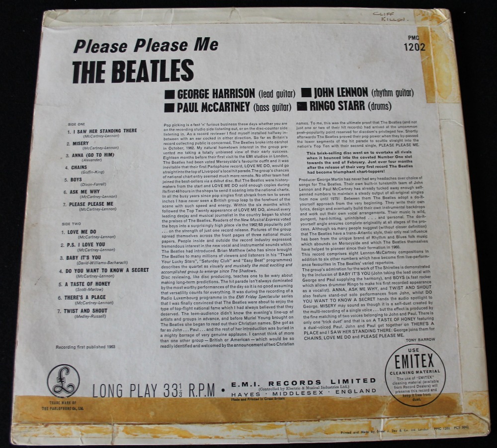 THE BEATLES - PLEASE PLEASE ME 1ST PRESSING - Very well presented 1st mono pressing of the debut - Image 2 of 4