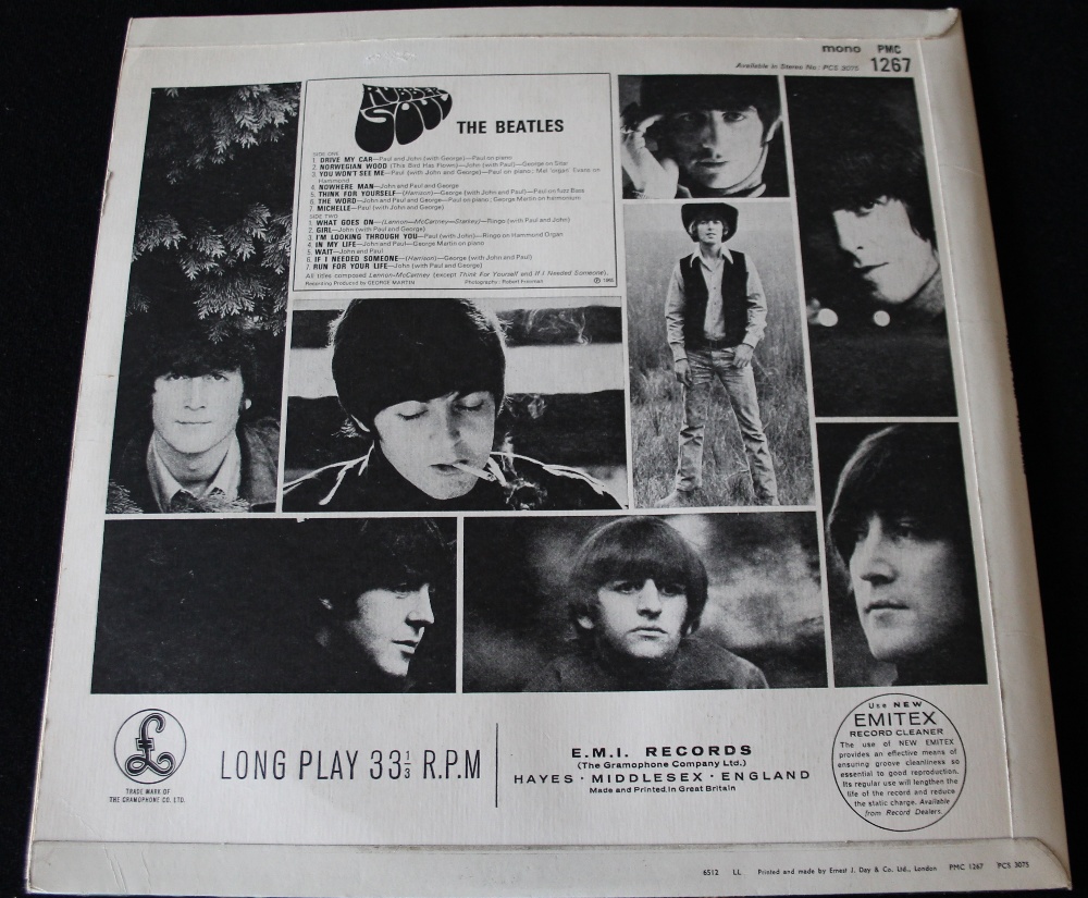 RUBBER SOUL 2ND MONO PRESS - A well presented 2nd UK mono pressing of the fantastic 1965 album (PMC - Image 2 of 4