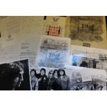 PAUL MCCARTNEY & WINGS - collection of memorabilia from Wings 1976 Abbey Road recordings and the