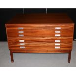 PLANNERS DRAWERS - a teak planners chest