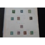 INDIA STAMPS - page of early and rare QV