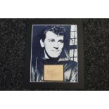 GENE VINCENT - a clear pencil autograph