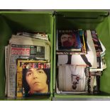 THE BEATLES & PAUL MCCARTNEY - 2 large boxes filled with hundreds of newspapers cuttings,