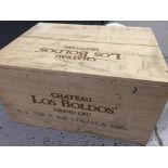 CHILE - six bottle case of 2001 Chateau Los Boldos Grand Cru.