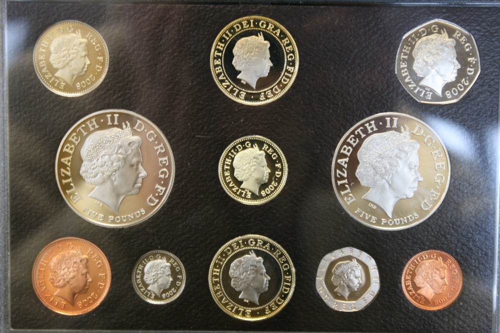 PROOF COIN SET - a collection of 12 United Kingdom proof sets to include a 2008 set in geniune - Image 3 of 3