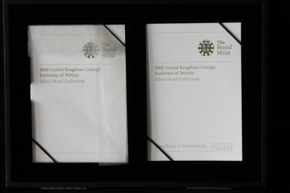 EMBLEMS OF BRITAIN - a 2008 Emblems of Britain silver proof collection in original case. - Image 4 of 5