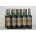 BORDEAUX - 10 laf bottles of Chateau Batailley 1969 Pauillac.