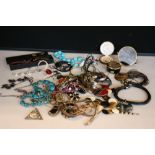 COSTUME JEWELLERY - an assorted collection of costume jewellery to include makes Napier, Monet,