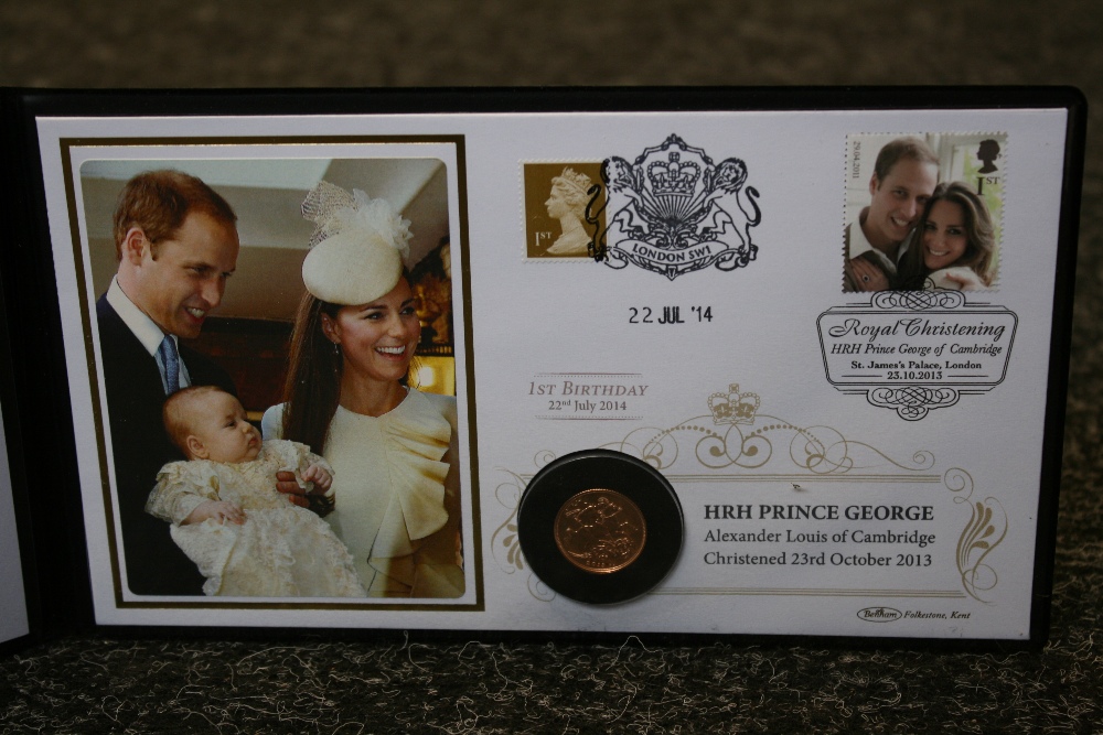 PRINCE GEORGE PRESENTATION COVER - The HRH Prince George of Cambridge 1st birthday dual postmarked - Image 2 of 3