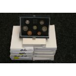 PROOF COIN SET - a collection of 11 United Kingdom Proof Coin Collections 1983-1989.