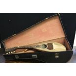 MANDOLIN - a 1895 Giuseppe Vinaccia Sahla Arenella No.66 mandolin in case.