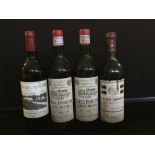 FRENCH - mixed lot of 4 bottles to include 2 x 1966 Chateau Fonplegade Saint-Emilion,