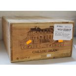 BORDEAUX - case of 12 bottles of Chateau Talbot Caillou Blanc 2001 Bordeaux