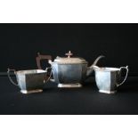 MAPPIN & WEBB SILVER - a hallmarked Mappin & Webb London Sheffield silver tea set to include a tea