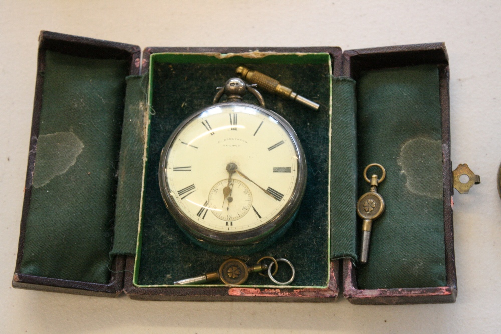 POCKET WATCHES - 2 pocket watches to include a silver hallmarked S. - Image 2 of 5