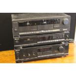 SHERWOOD - a Sherwood music system to include a double cassette deck (DD-1030),