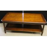 COFFEE TABLE - a solid wood Grange coffee table measuring 47x120x60cm.