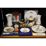 CERAMICS - a collection of ceramics to include makes Aynsley, Nao, Royal Doulton, Royal Adderley,