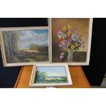 PICTURES - a selection of framed and unframed works to include a framed painting by Jennings and