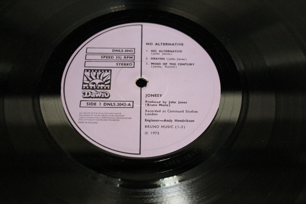 JONESY - NO ALTERNATIVE - A well presented original pressing of the 1972 from John and Trevor Jones, - Image 3 of 4