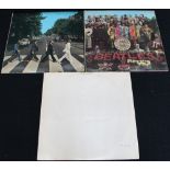 THE BEATLES - 3 x well presented early pressing LPs. Titles are Sgt.