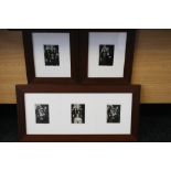 JOHN LENNON - extremely rare set of 5 original black and white photographs of John,