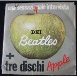 BEATLES APPLE ITALY - rare Italian promotional copy of The Beatles, Mary Hopkin,